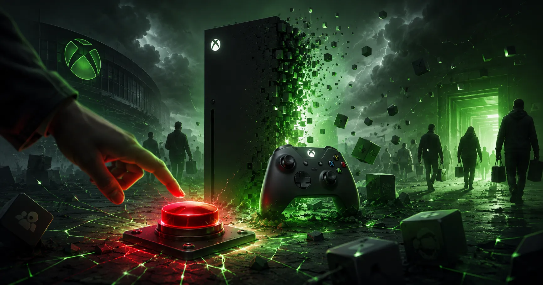 Xbox appuie sur le bouton reset, mais le signal envoyé est inquiétant