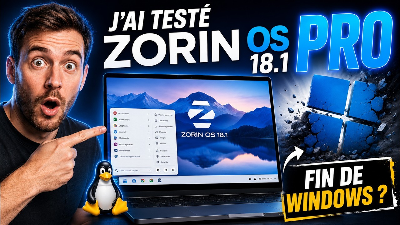 J'ai testé ZorinOS 18.1 PRO, ça vaut quoi ? Enfin la fin de Windows au profit de Linux ?