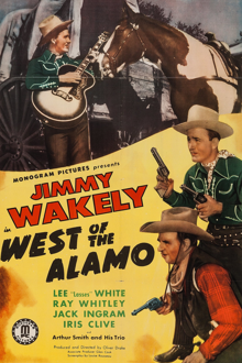 west of the alamo