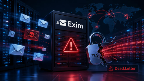 Exim corrige une faille critique “Dead.Letter” qui expose certains serveurs mail à une exécution de code à distance