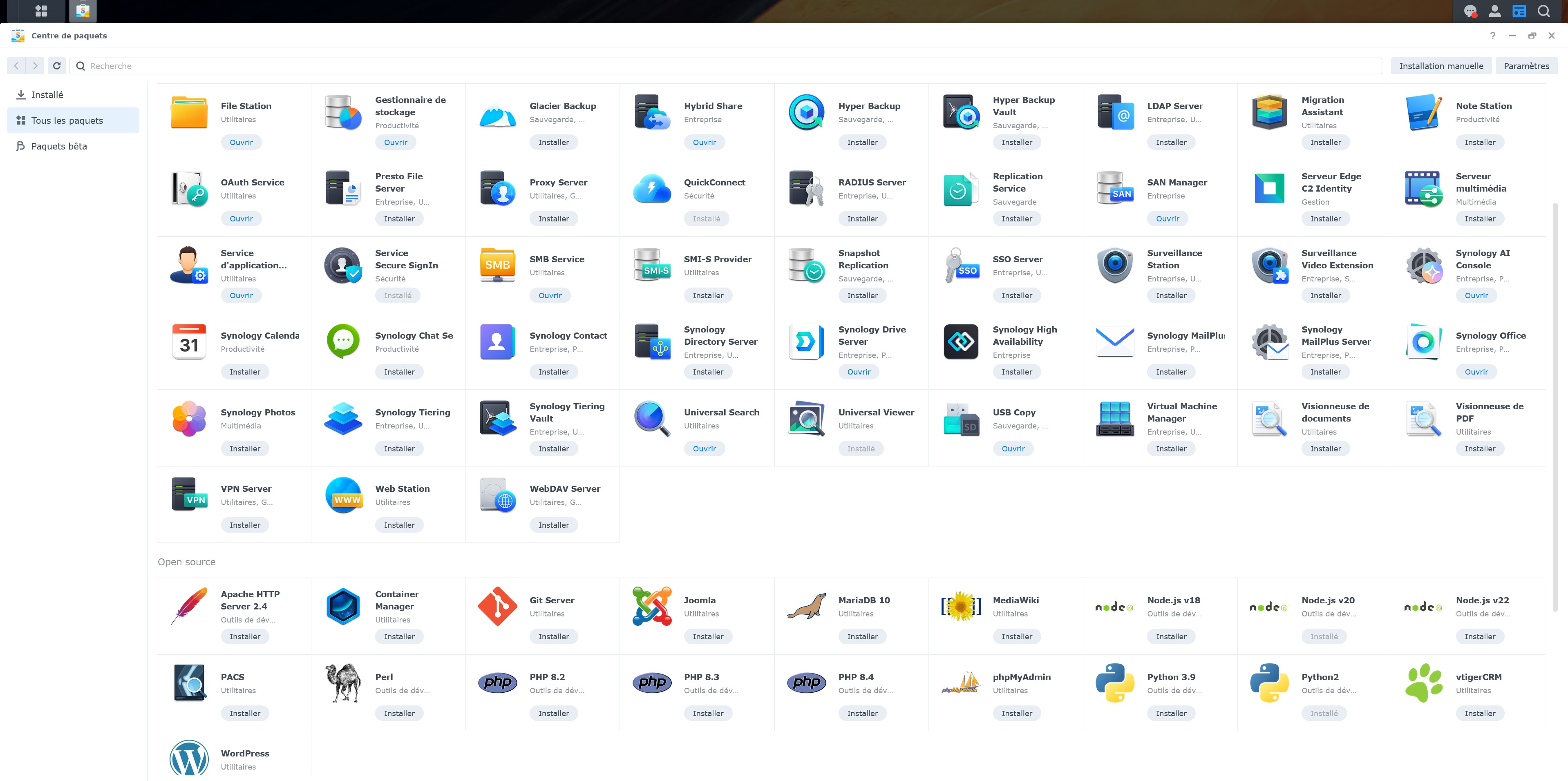 Test du Synology DiskStation DS225+ : un NAS 2 baies compact qui mise sur DSM et le 2,5 GbE – figure 12