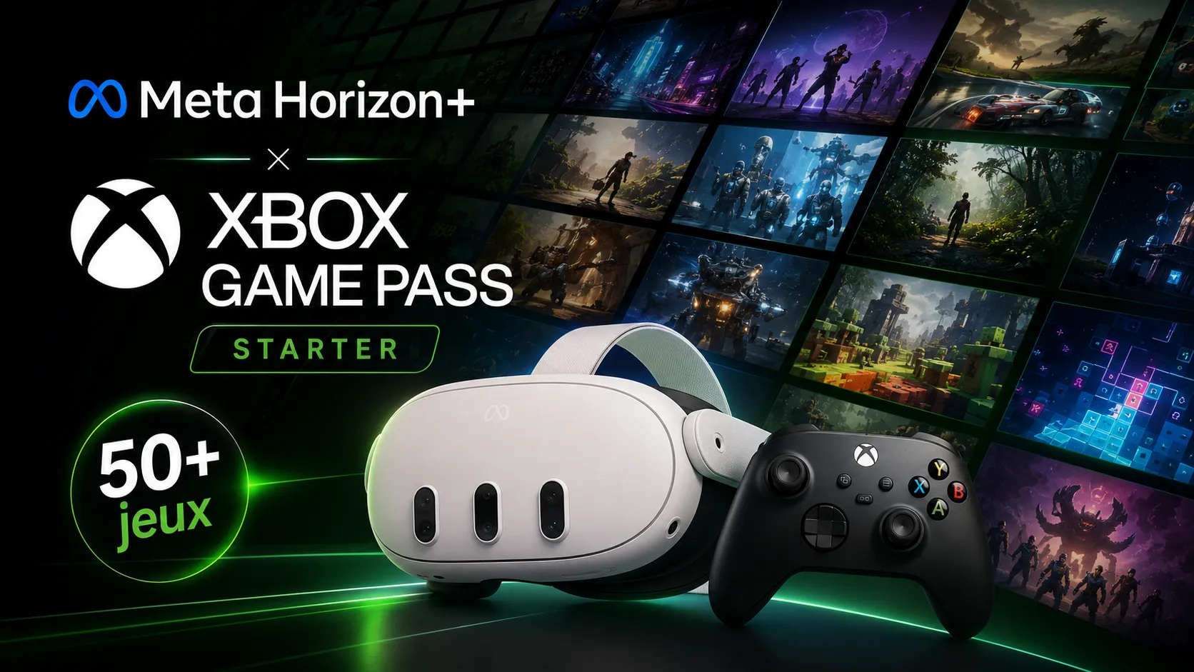 Meta Horizon+ intègre un Xbox Game Pass Starter avec plus de 50 jeux