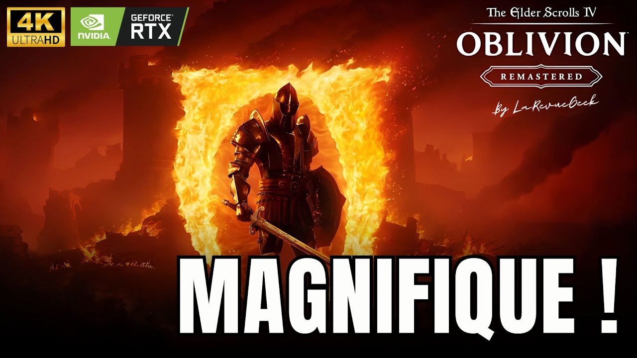 Oblivion Remastred, The Elder Scrolls IV sur PC en 4K ça vaut quoi sur AMD 9800X3d + RTX 4080 ?