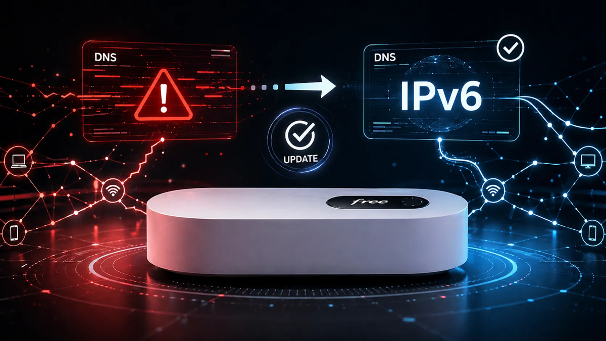 Mise à jour Freebox : Free corrige le bug technique DNS en IPv6