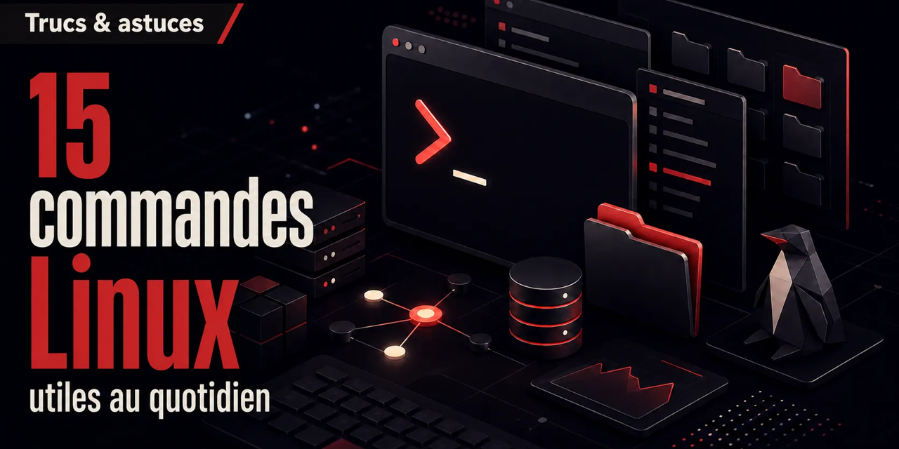 15 commandes Linux vraiment utiles au quotidien