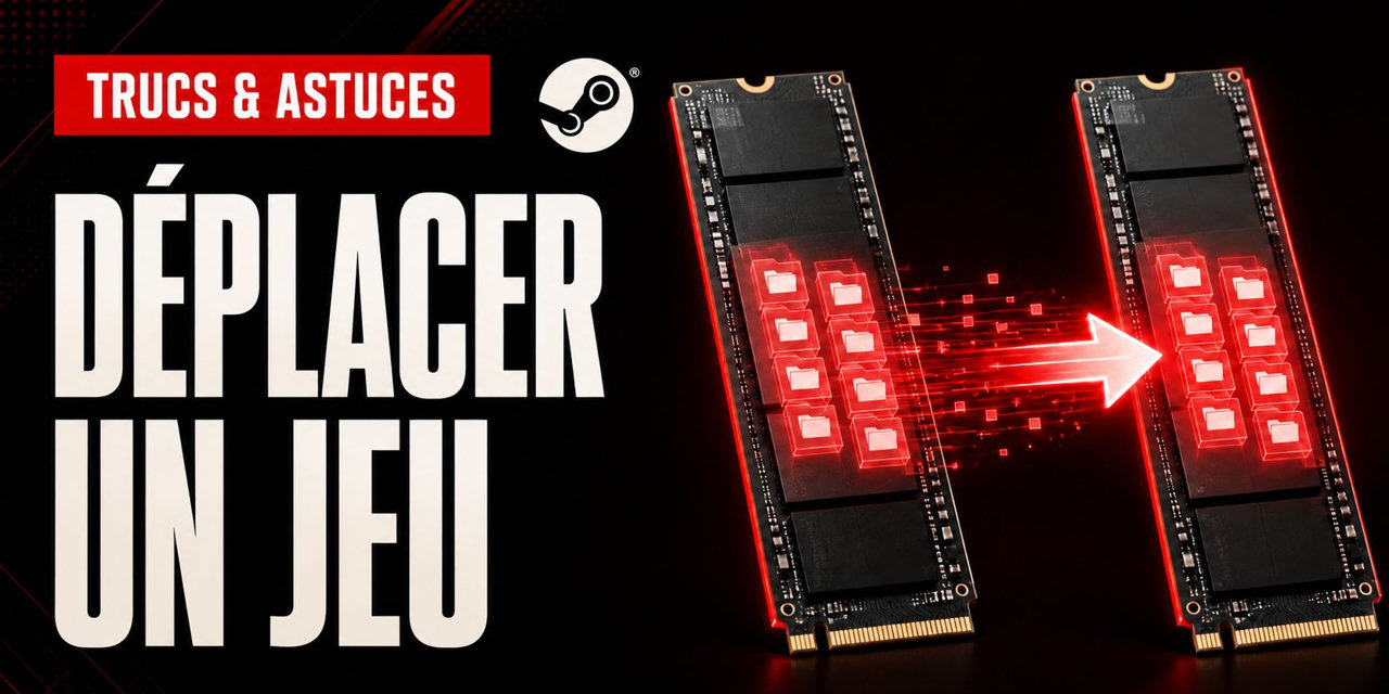 Déplacer un jeu Steam vers un autre SSD sans le retélécharger