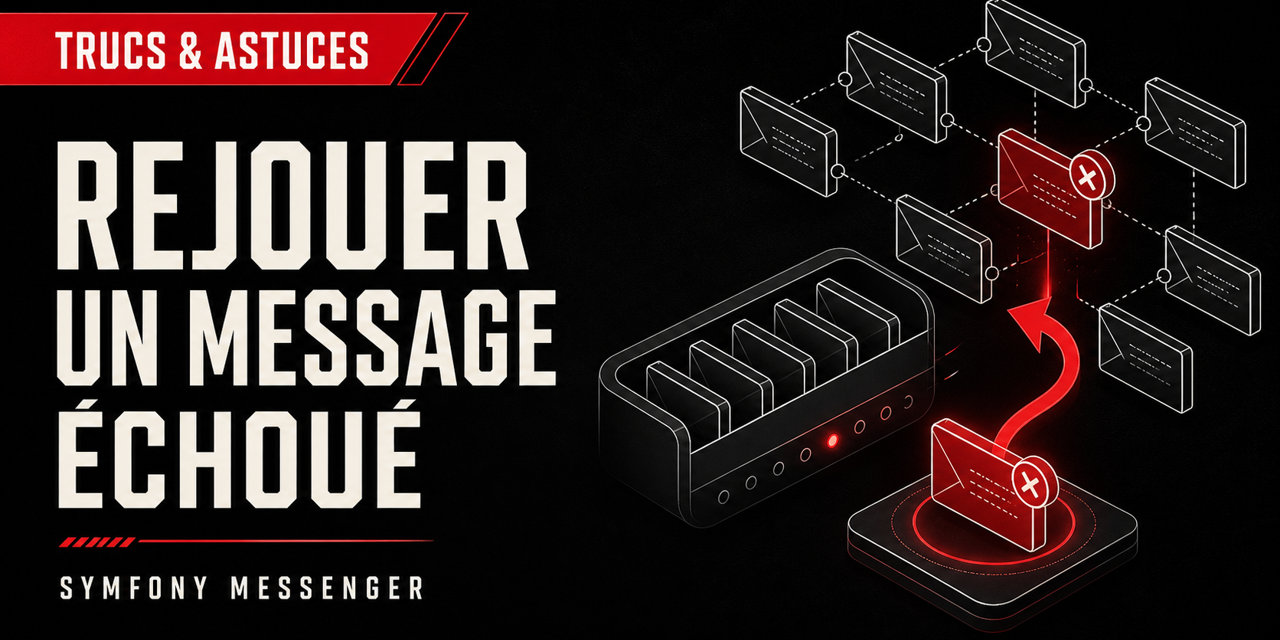 Symfony Messenger : rejouer proprement un message échoué