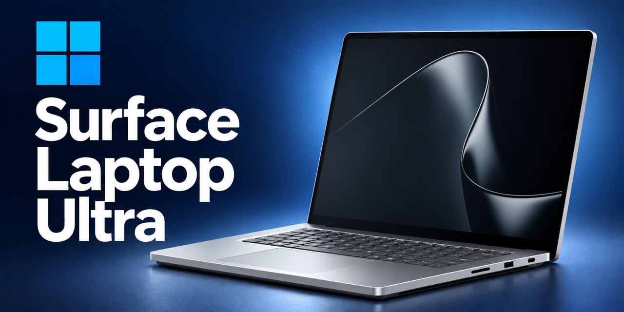 Surface Laptop Ultra : configurations, performances et prix du portable NVIDIA de Microsoft
