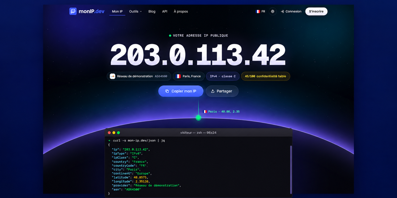 Mon-ip.dev : je vous présente mon site gratuit pour comprendre et diagnostiquer votre réseau