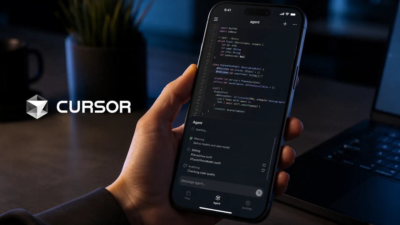 Cursor débarque sur iOS : coder depuis son iPhone, mais avec des agents IA