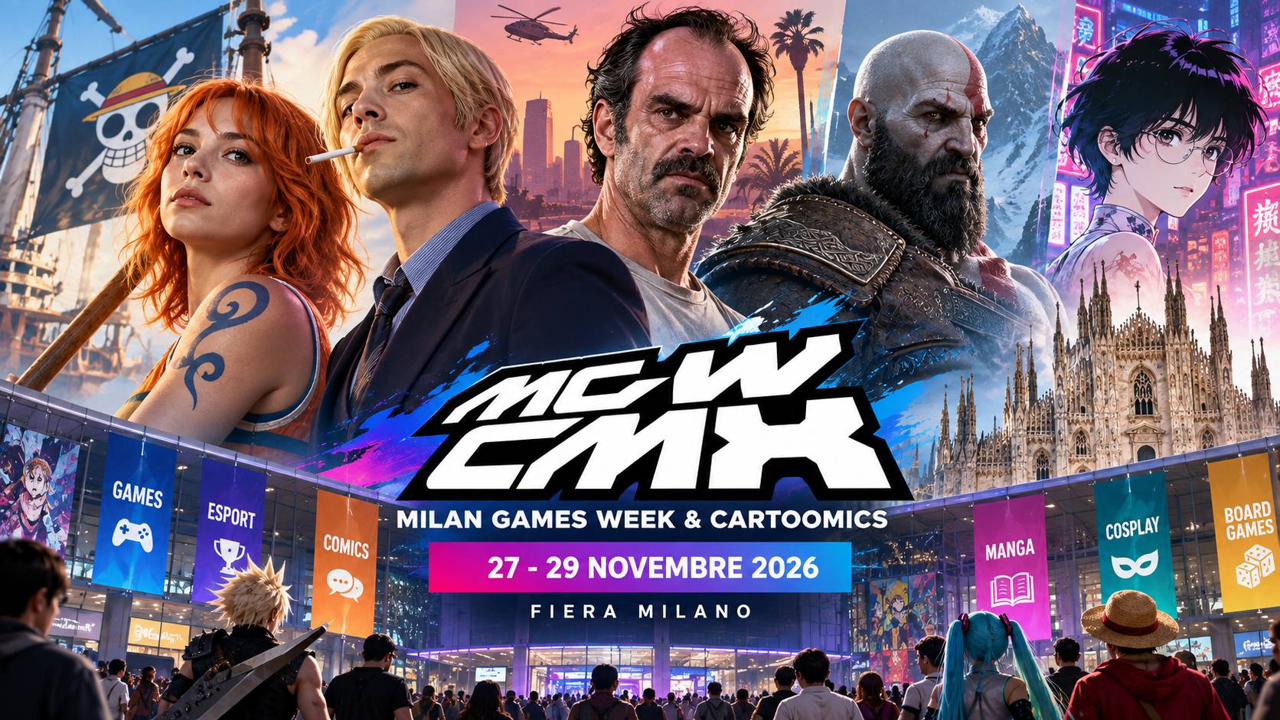 Milan Games Week & Cartoomics 2026 : les stars de One Piece, GTA V et God of War réunies à Milan