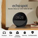 Amazon Echo Spot - Réveil connecté avec Alexa
