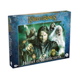 Puzzle Lord of the Rings Heroes of Middle Earth 1000 Piece Winning Moves
