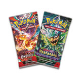 Pokémon : Blister amélioré de 2 boosters (3 Cartes Brillantes, 1 pièce et 2 boosters Pokémon).