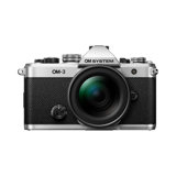 Appareil photo hybride Om System OM 3 Argent + Objectif M.Zuiko Digital 12 45 mm