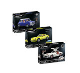 Playmobil Pack Voitures Mini Cooper + Mercedes Benz 300SL + Porsche 911 Carrera