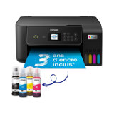 Imprimante multifonction A4 Wi-Fi Epson EcoTank ET-2821 jusqu’à 3 ans d’encre inclus