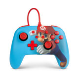 Manette filaire améliorée PowerA pour Nintendo Switch - Mario Punch