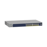 NETGEAR (GS724TP V3) Smart switch Ethernet PoE Web Manageable 26 ports Gigabit via cloud Insight 2 ports SFP 1 Gigabit