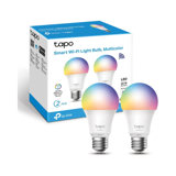 Tapo L530E 2 Ampoules Connectées WiFi LED E27 Multicolore 2500K-6500K Compatible avec Alexa et Google Home
