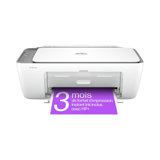 Imprimante scanner HP DeskJet 2820e wifi à Jet d'encre couleur – 3 mois d’Instant Ink inclus avec HP+
