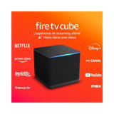 Amazon Fire TV Cube | Lecteur multimédia en streaming | Mains-libres avec Alexa | Wi-Fi 6E | 4K Ultra HD