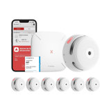 X-Sense Détecteur de Fumée connecté pour la Maison avec SBS50 Station de Base, Conforme à la Norme EN14604