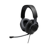 Casque gaming filaire JBL Quantum 100 – Micro détachable – Couleur : Noir
