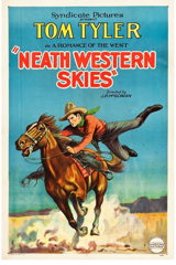 'neath western skies