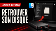Disque externe absent du Finder sur Mac : le faire réapparaître sans perdre ses données