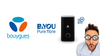 B&YOU Pure Fibre : l’essentiel de la fibre très haut débit 8Gb/s à 23.99€ ! ...mais avec quelques concessions