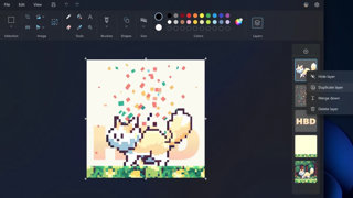 Encore des nouveautés pour Microsoft Paint : faites place aux calques !
