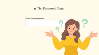 "The Password Game" : Le Jeu qui Stimule votre cerveau et défie votre créativité