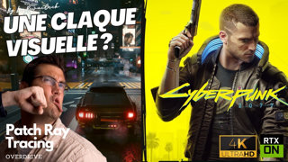 Cyberpunk 2077 avec un RTX 4080 en 4k Ultra + le Patch Ray Tracing Overdrive : une claque visuelle !