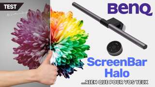 Test de la Lampe BenQ ScreenBar Halo, le lumière idéale pour coder, streamer ou télétravailler ?