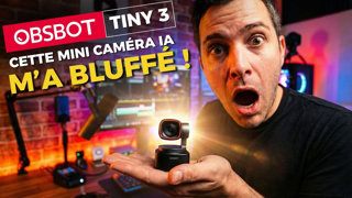 OBSBOT Tiny 3 : 4k30, 1080p120, AI-Powered Spatial Audio 4K PTZ Webcam...Meilleure Webcam de 2026 ?