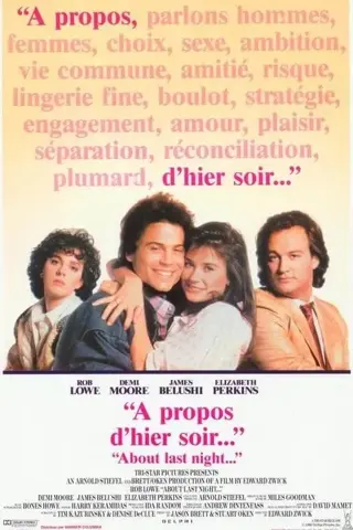 À propos d'hier soir...