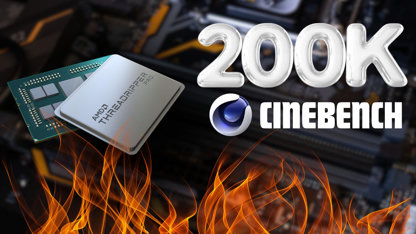 AMD Threadripper PRO 7995WX : + de 200 000 points sur cinebench un nouveau record mondial