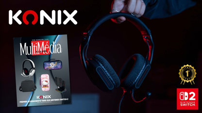 Konix s’impose n°1 des accessoiristes tiers sur Nintendo Switch 2
