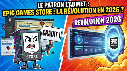 Epic Games Store : le patron admet que le launcher « craint » et promet une révolution pour 2026