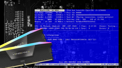 Memtest86+ 8.00 : suivi de la température DDR5, mode sombre et compatibilité CPU à jour !