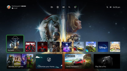 Xbox Series X|S :  La nouvelle interface en cours de déploiement !