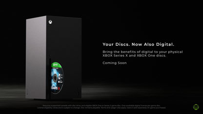 Xbox va permettre de transformer ses jeux physiques en licences numériques ! Merci