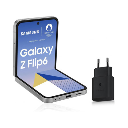 Samsung Galaxy Z Flip6 - 5G avec Galaxy AI, 512 Go - Gris - Version FR