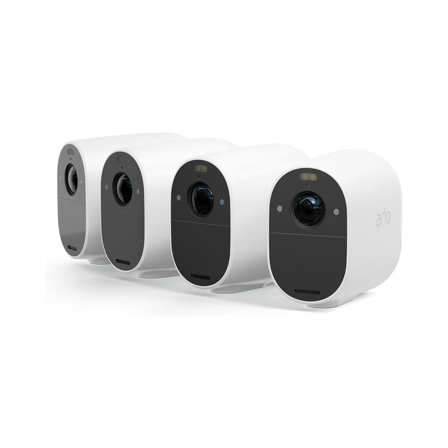 Pack de 4 caméras de surveillance Arlo Essential WiFi Exterieure Sans Fil 1080p HD