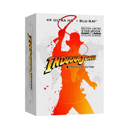 Indiana Jones-L'intégrale [Édition SteelBook limitée-4K Ultra-HD Blu-Ray Bonus]