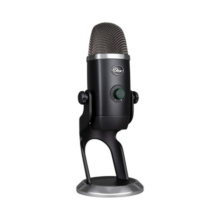 Microphones Blue Yeti X, Micro USB à Condensateur Pro - Noir