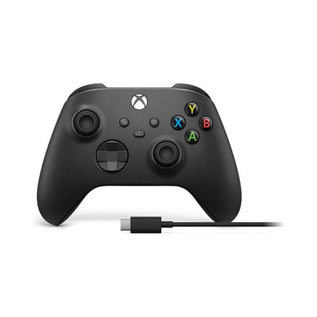 Xbox Manette sans fil Carbon Black avec Câble USB-C