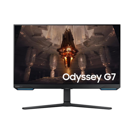 Écran PC 28" Samsung Moniteur Gaming Odyssey G73T, Résolution UHD 3840 x 2160, Dalle IPS, Compatible G-Sync