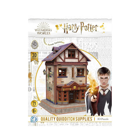 Puzzle 3D Asmodee 4D CWL Harry Potter : Le magasin d'accessoires de Quidditch